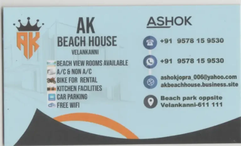ak beach house velankanni 768x464