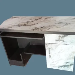 Premium Marble-Finish Office & Computer Table